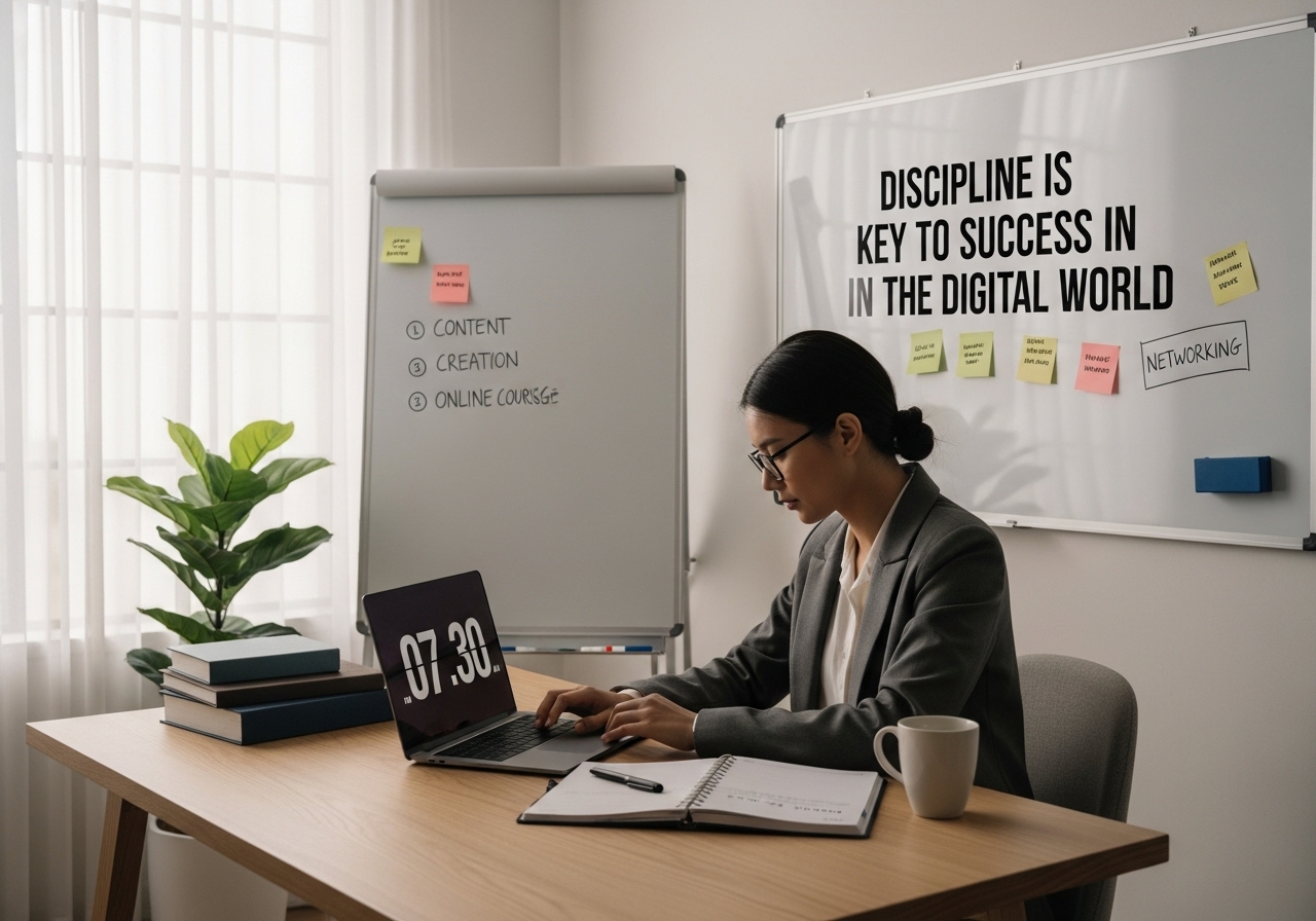 Disiplin Adalah Kunci Sukses di Dunia Digital