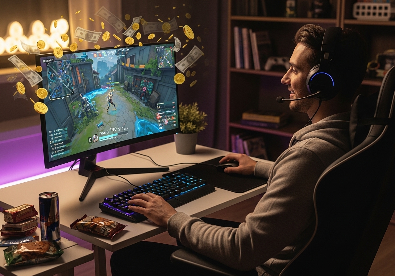 Lepas Penat Sambil Cari Duit Lewat Gaming