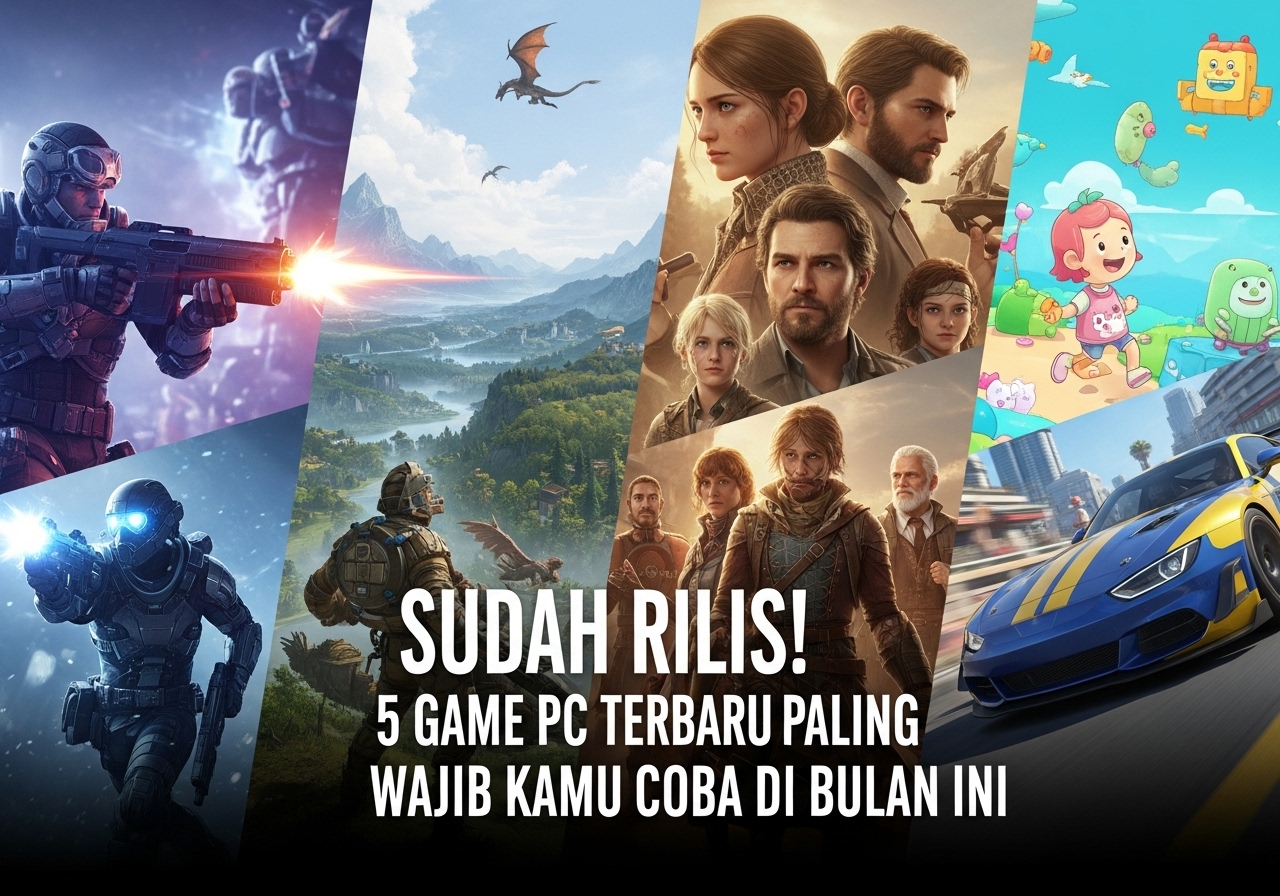 Sudah Rilis! 5 Game PC Terbaru Paling Wajib Kamu Coba di Bulan Ini