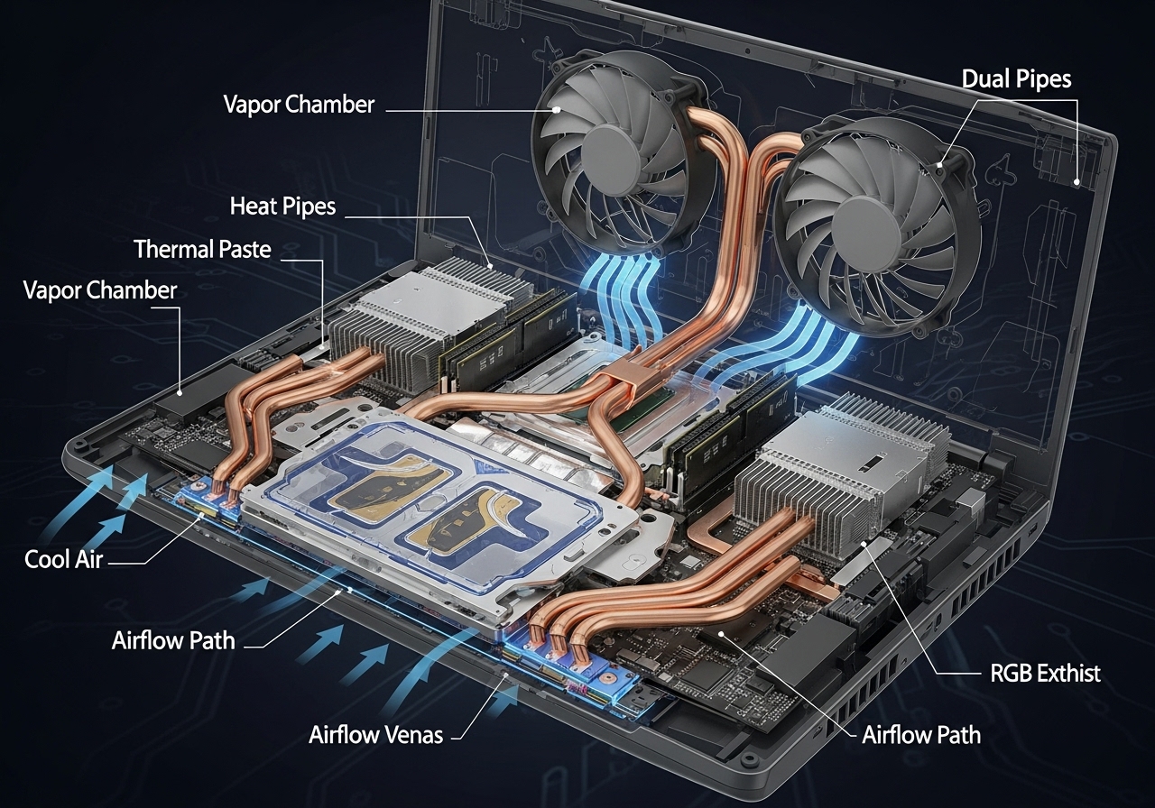 Teknologi Pendingin Laptop Gaming yang Makin Canggih