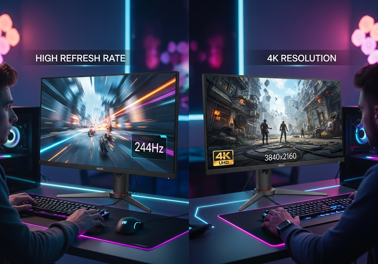 Tips Memilih Monitor Gaming Terbaik: Refresh Rate Tinggi atau Resolusi 4K?